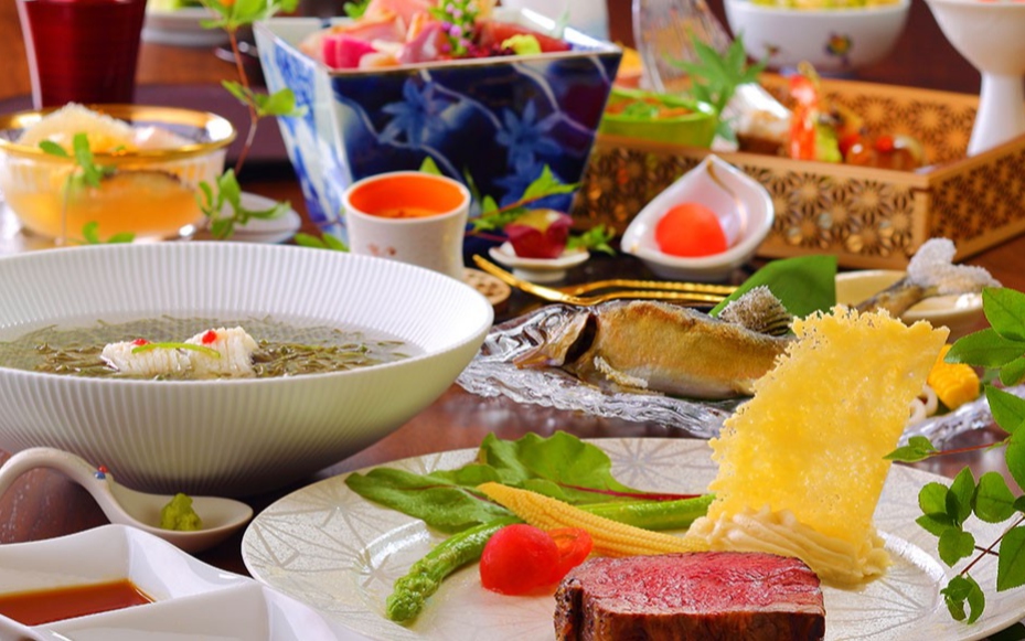 湯坂コース料理