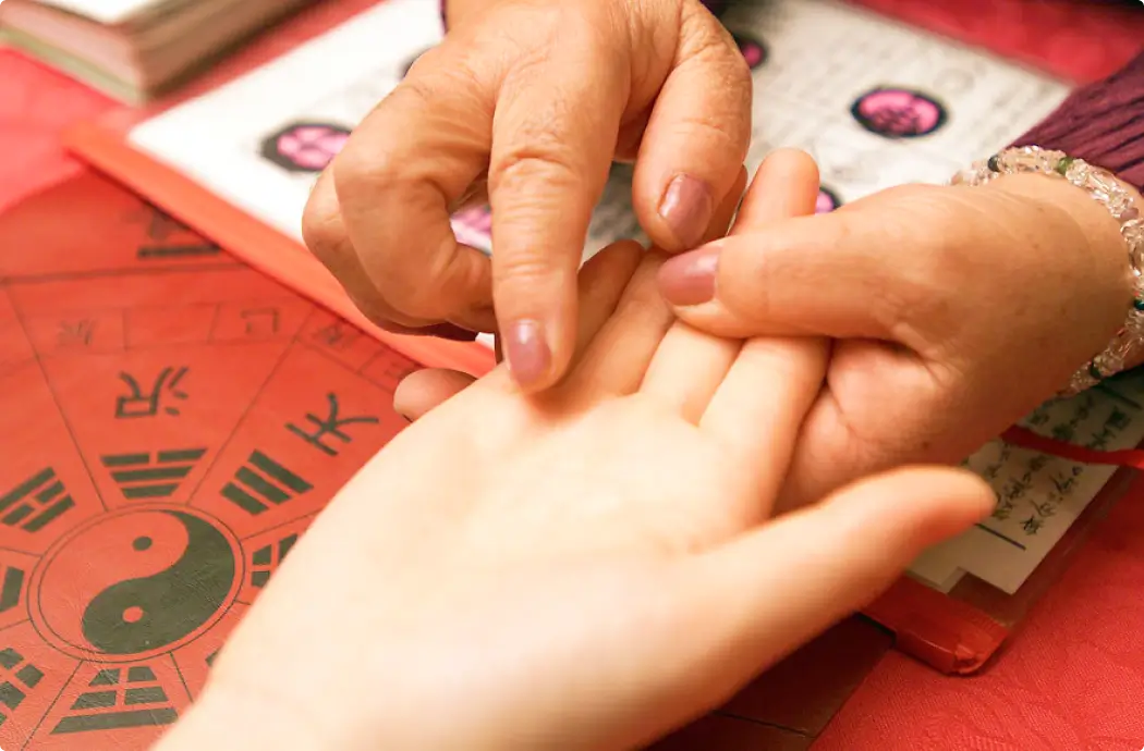 写真:占いコーナー