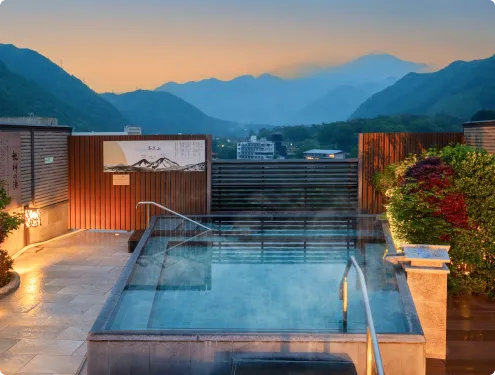 写真:空中庭園露天風呂2