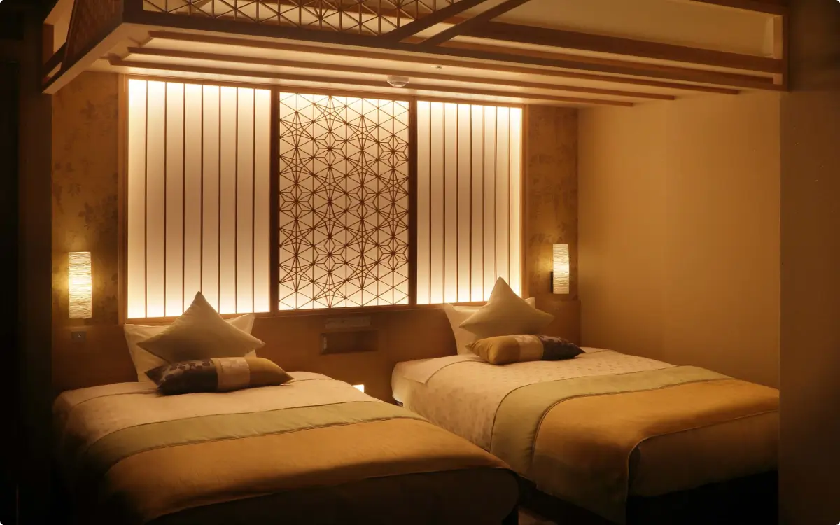 最上階眺望風呂付 和洋室「雅」