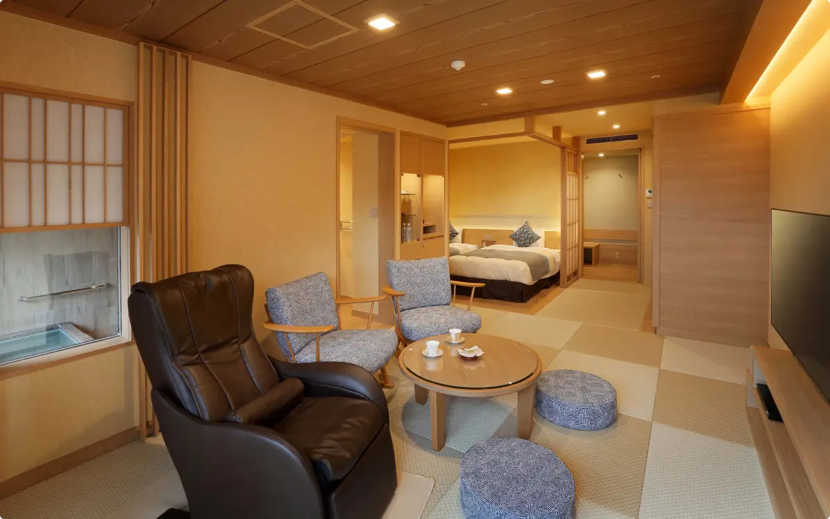 御影石風呂付 スーペリア和洋室