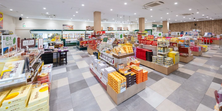 写真:商品が陳列されている様子