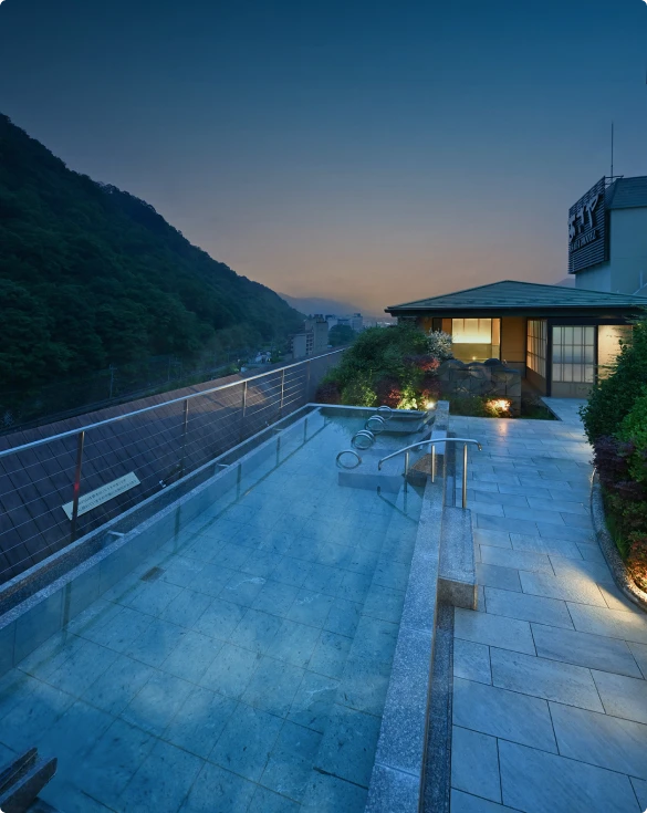 写真:空中庭園露天風呂11