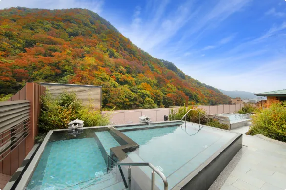 写真:空中庭園露天風呂12