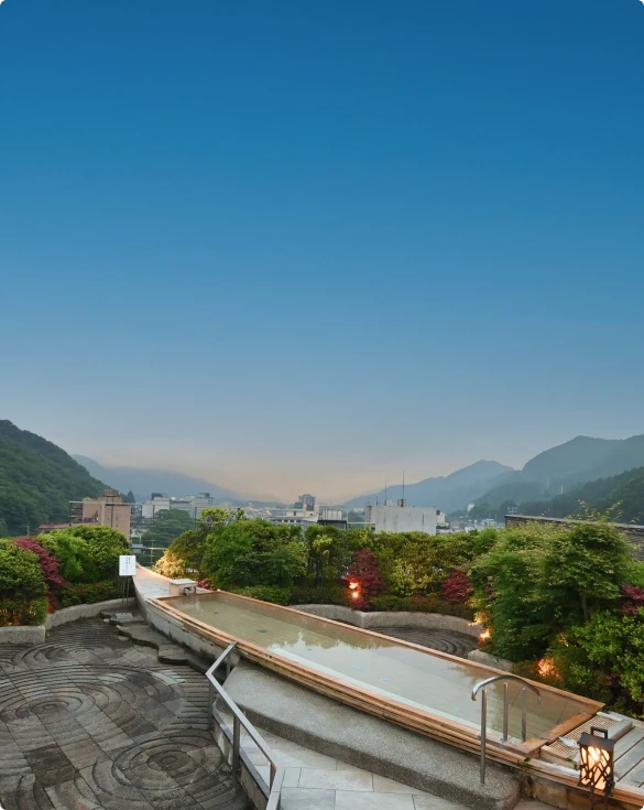 写真:空中庭園露天風呂3