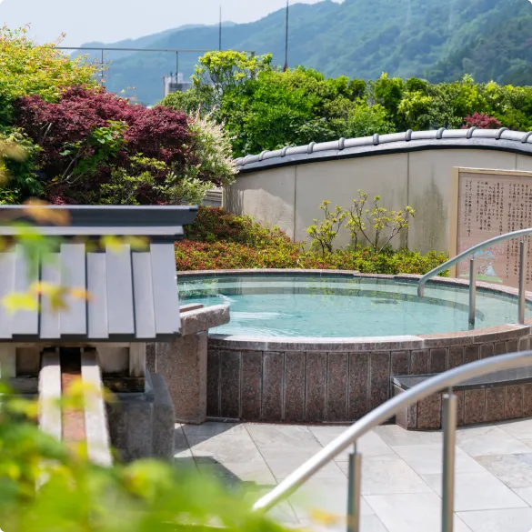 写真:空中庭園露天風呂6
