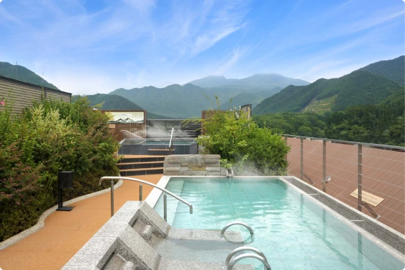 写真:空中庭園露天風呂7