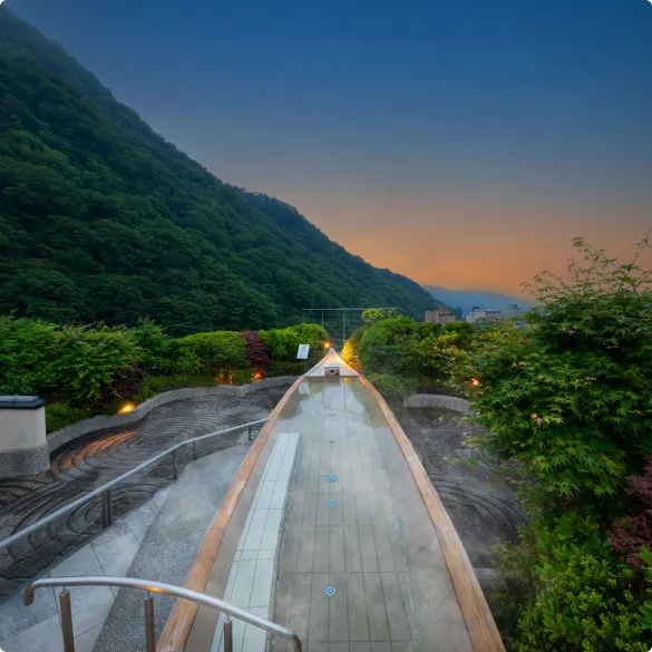 写真:空中庭園露天風呂9