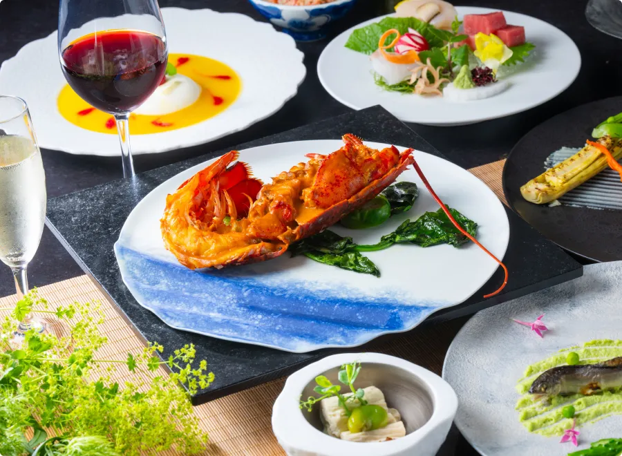 写真:お食事コース1