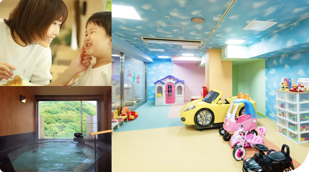 写真:カラオケを楽しむ様子・温泉