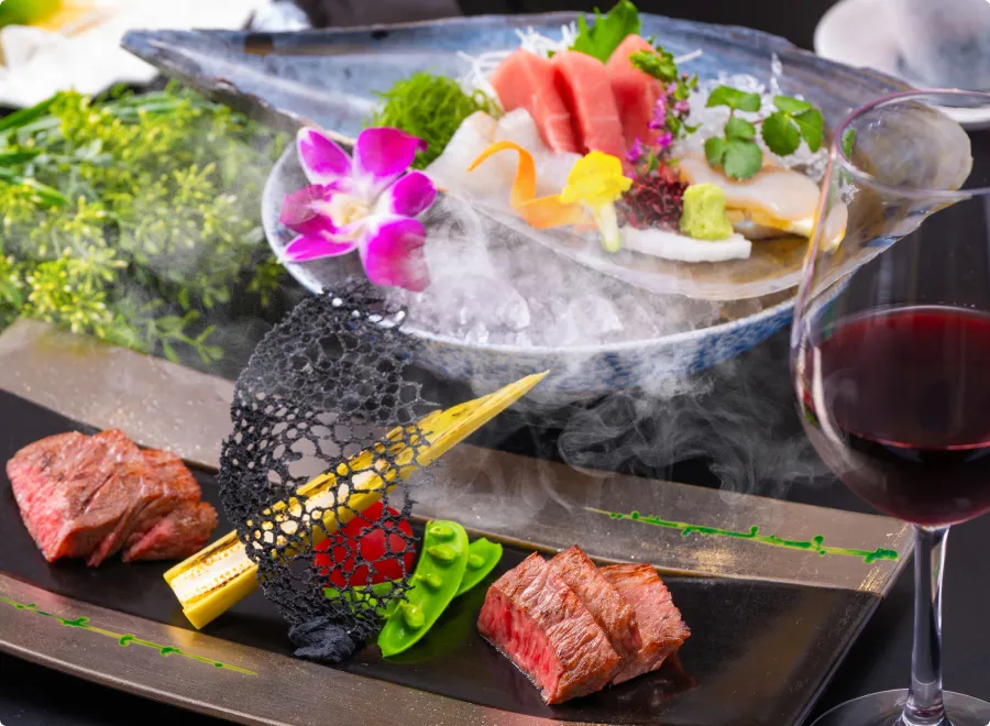 写真:コース料理2