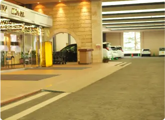 写真:玄関手前スロープ